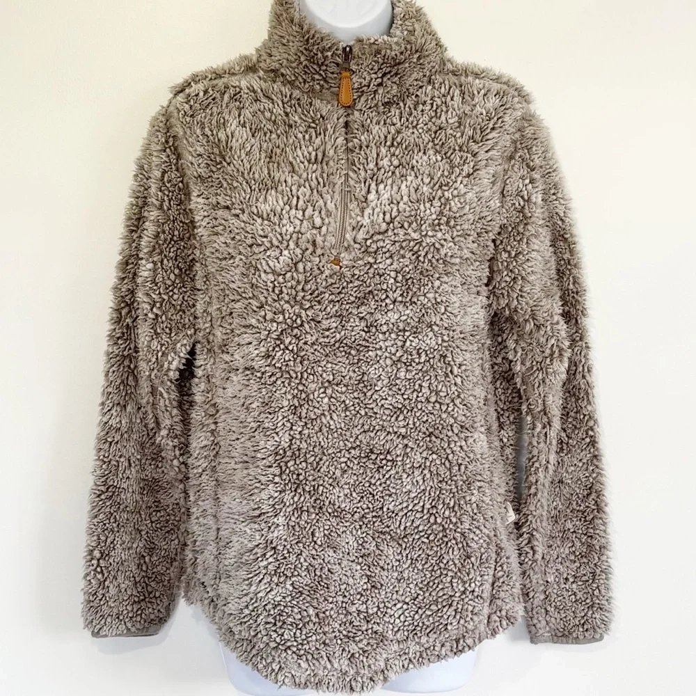 5/20$ SIMPLY SOUTHERN Gray Fleece Pull Over Youth Large - Picture 1 of 9